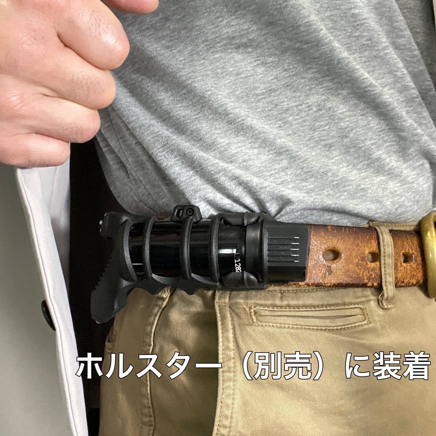 【TACスプレー2.0】打撃アタッチメント付き催涙スプレー(M-size)