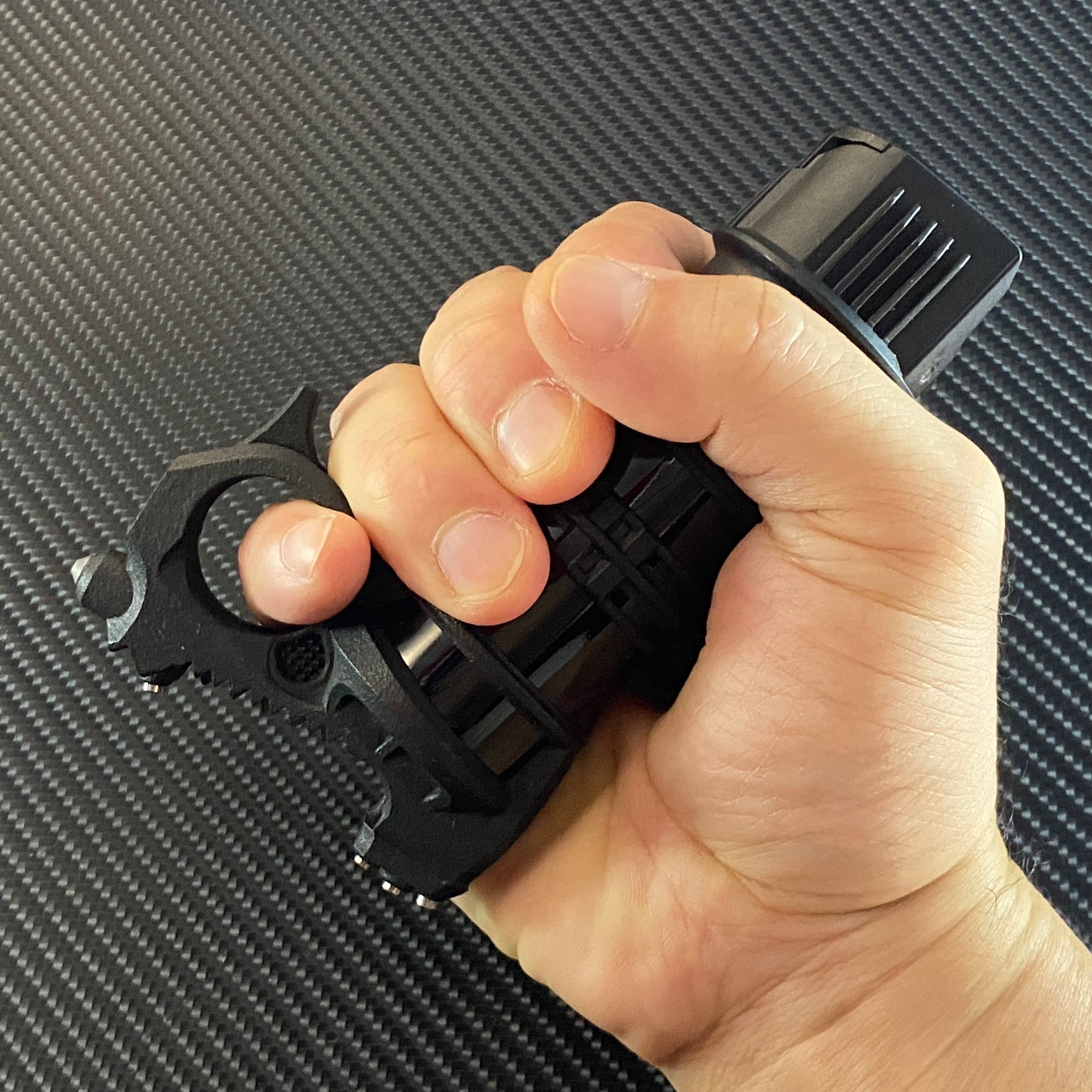 【TACスプレー2.1】打撃アタッチメント付き催涙スプレー(M-size)