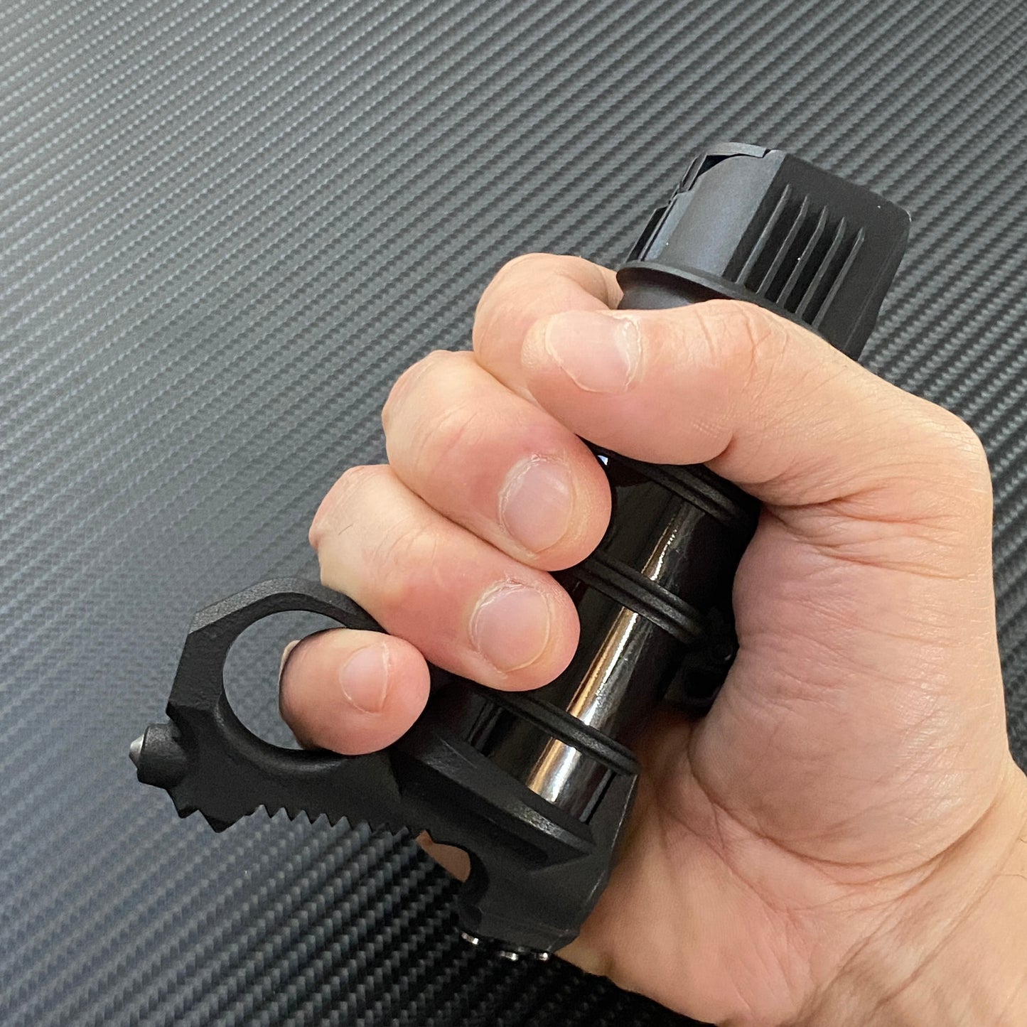 【TACスプレー2.1】打撃アタッチメント付き催涙スプレー(M-size)