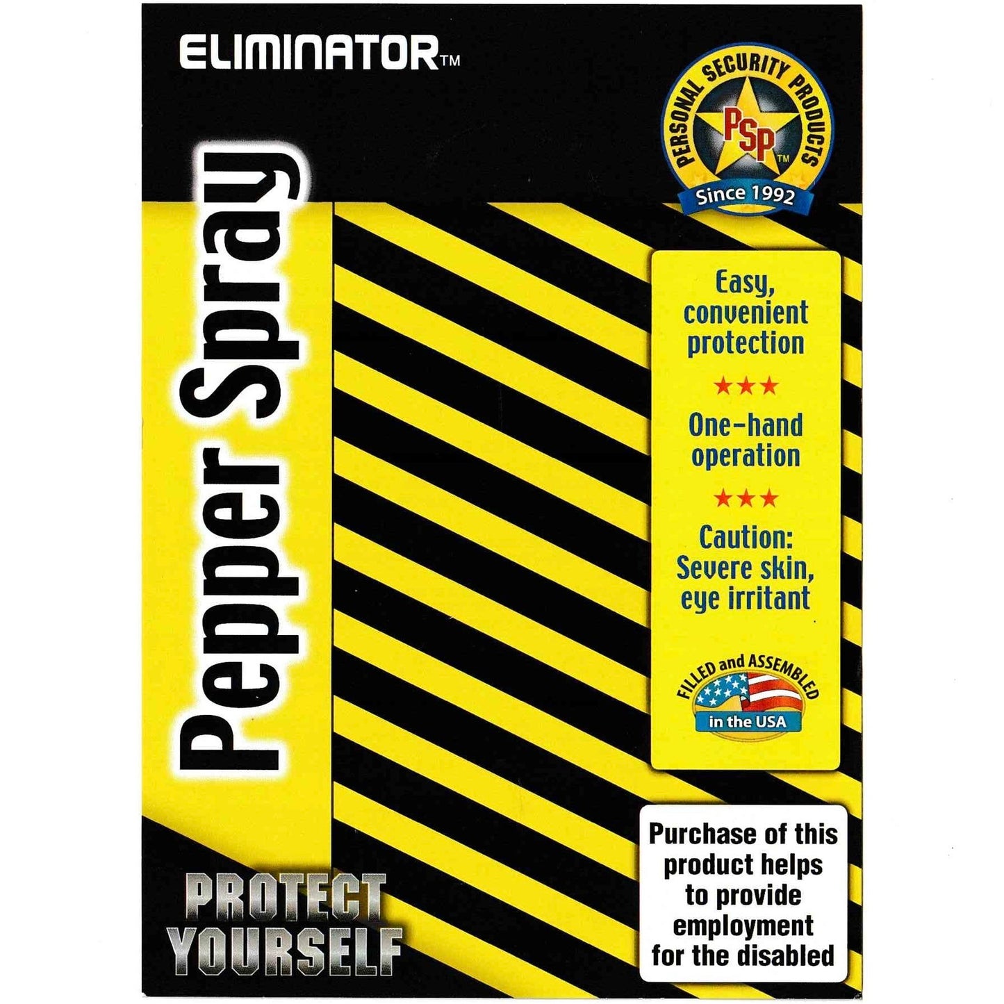 2/3オンス(小サイズ)催涙スプレー【エリミネーター】