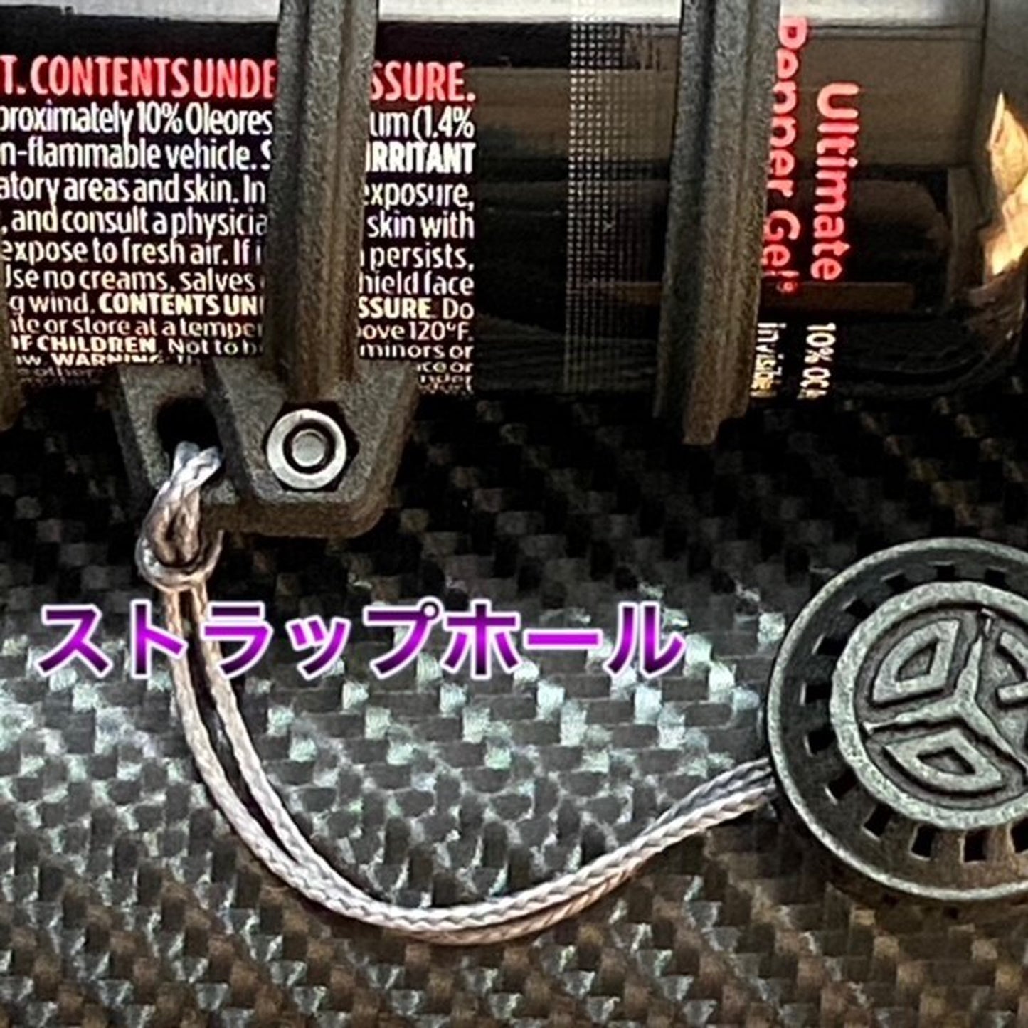 【TACスプレー1】打撃アタッチメント付き催涙スプレー(L-size)